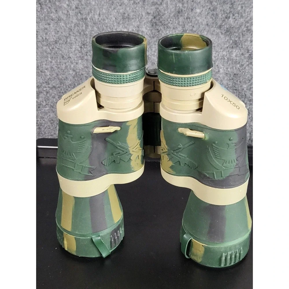 Breaker Cobra Binoculars 20 X 50 Built In Compass‎ camouflage with case